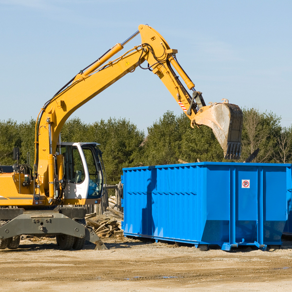 what size residential dumpster rentals are available in Silver Springs NY